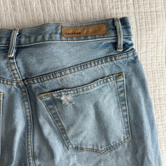 GRLFRND Karolina Guess Again Distressed Indigo Jeans 31 - Picture 6 of 9